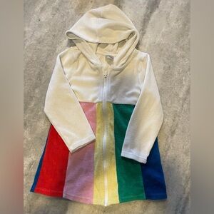 Hanna Andersson terry beach coverup sz 5